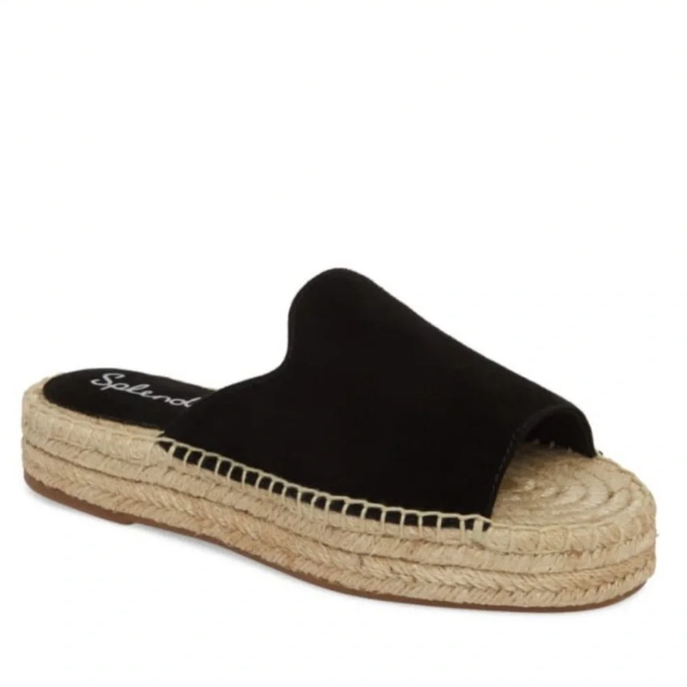Splendid Franci Espadrille Slide Suede Sandal